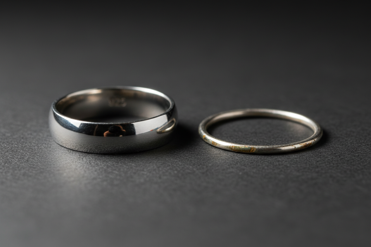 Plata maciza vs plata bañada: diferencias reales