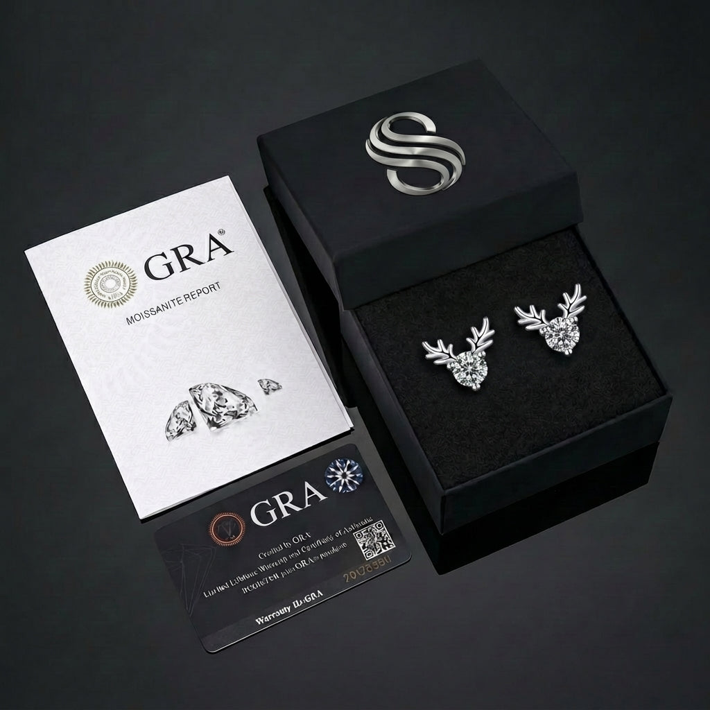 Aretes Bambi Enchanté Moissanita