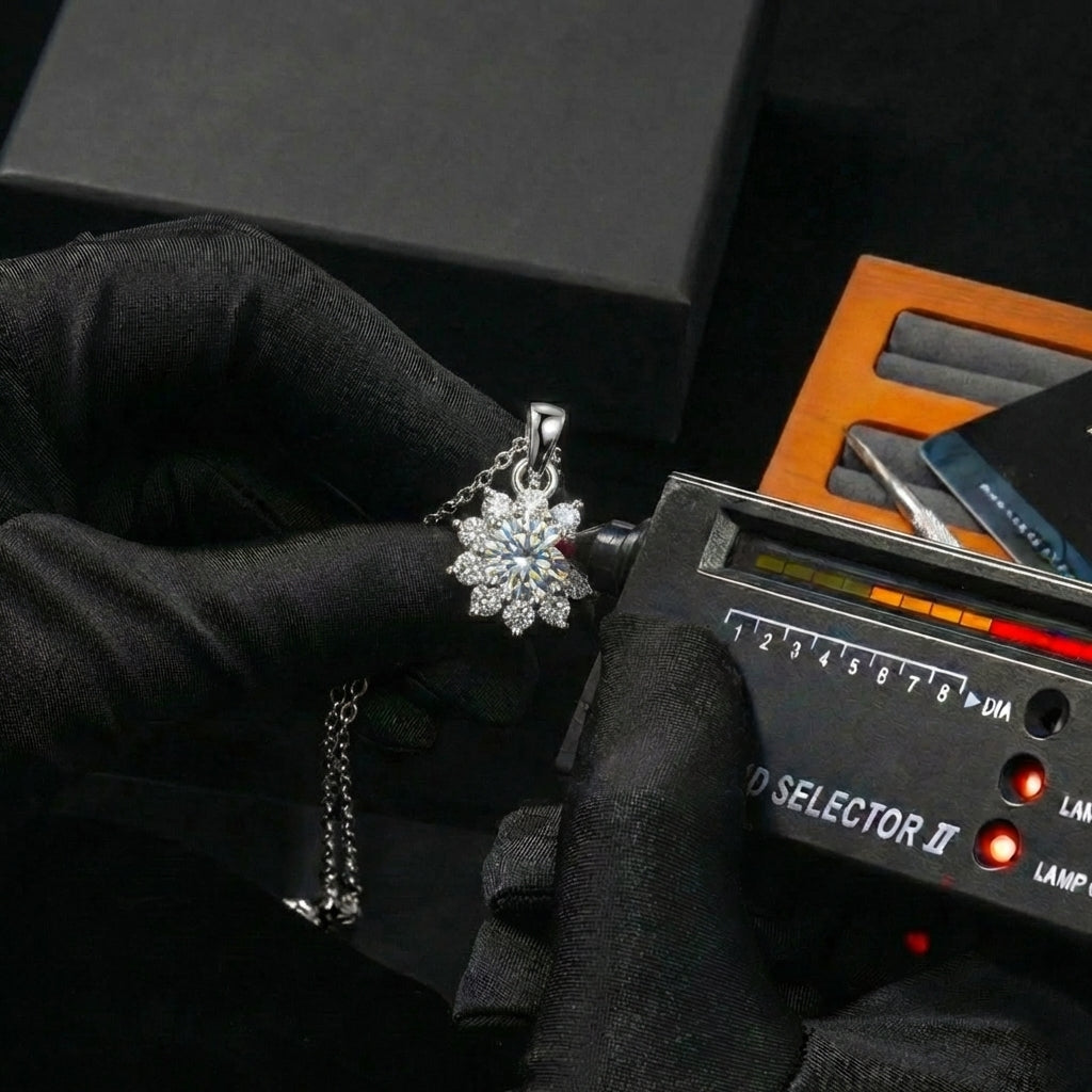 Collana L'Instant Gelé Moissanita