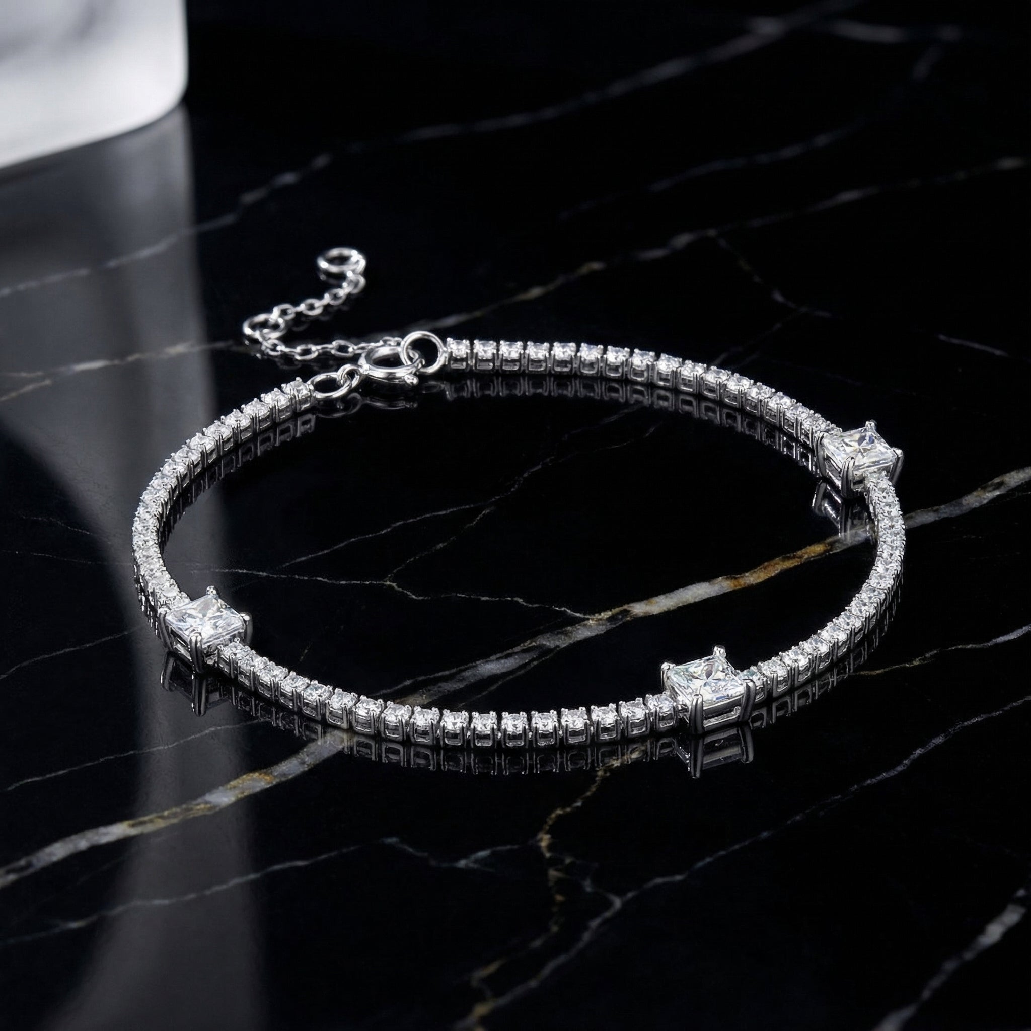 Pulsera Chaîne Lumineuse Moissanita