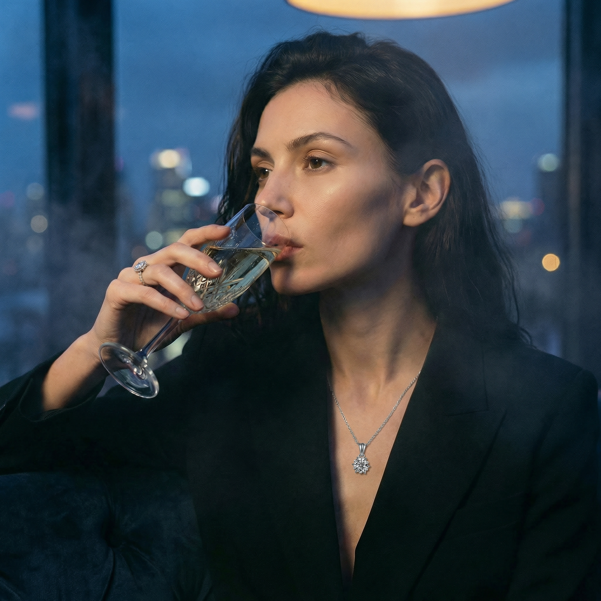 Collar Neige Promise Moissanita