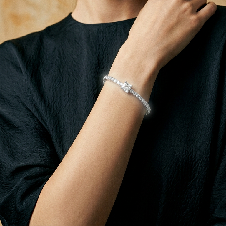 Pulsera Chaîne Lumineuse Moissanita