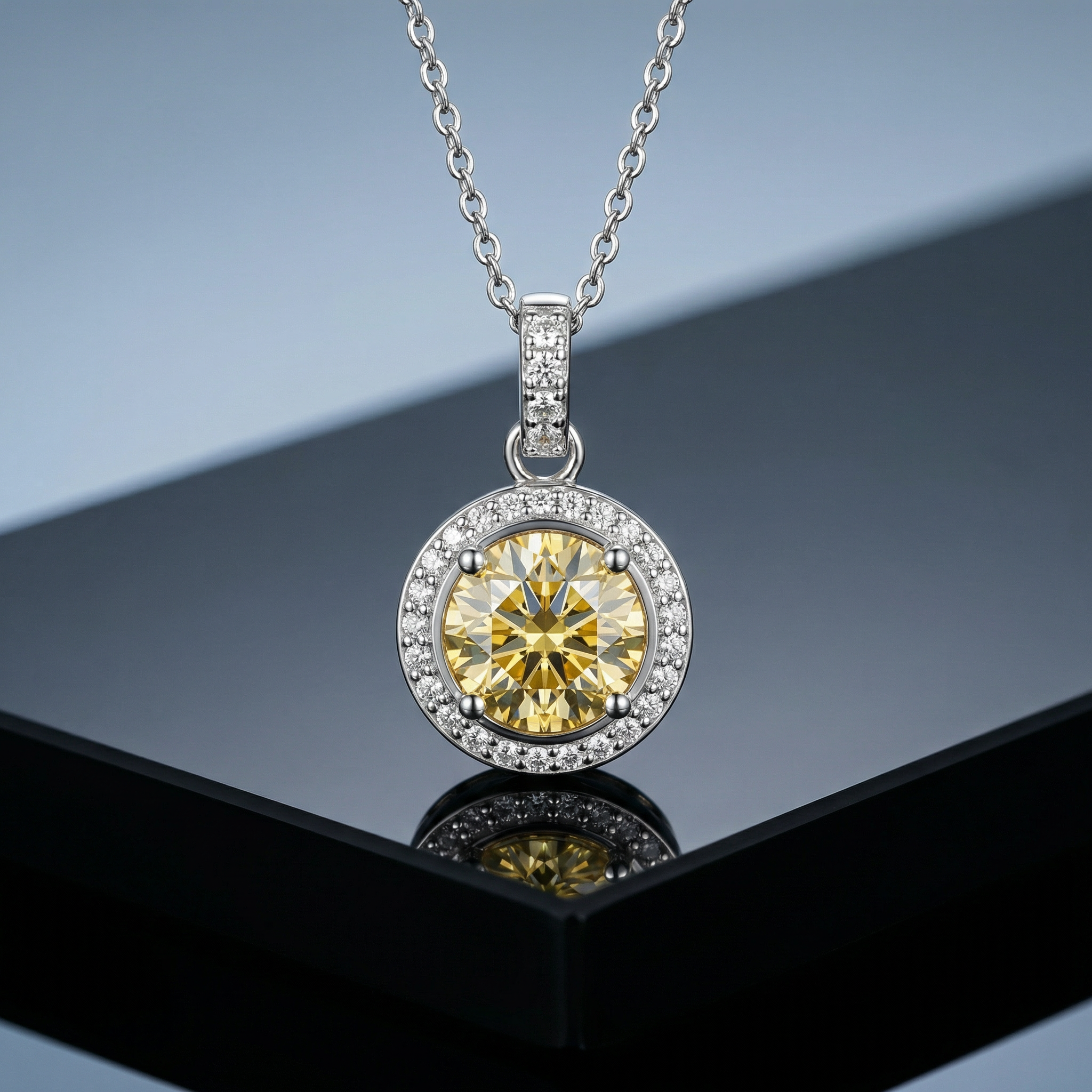 Collar Soleil d'Or Moissanita