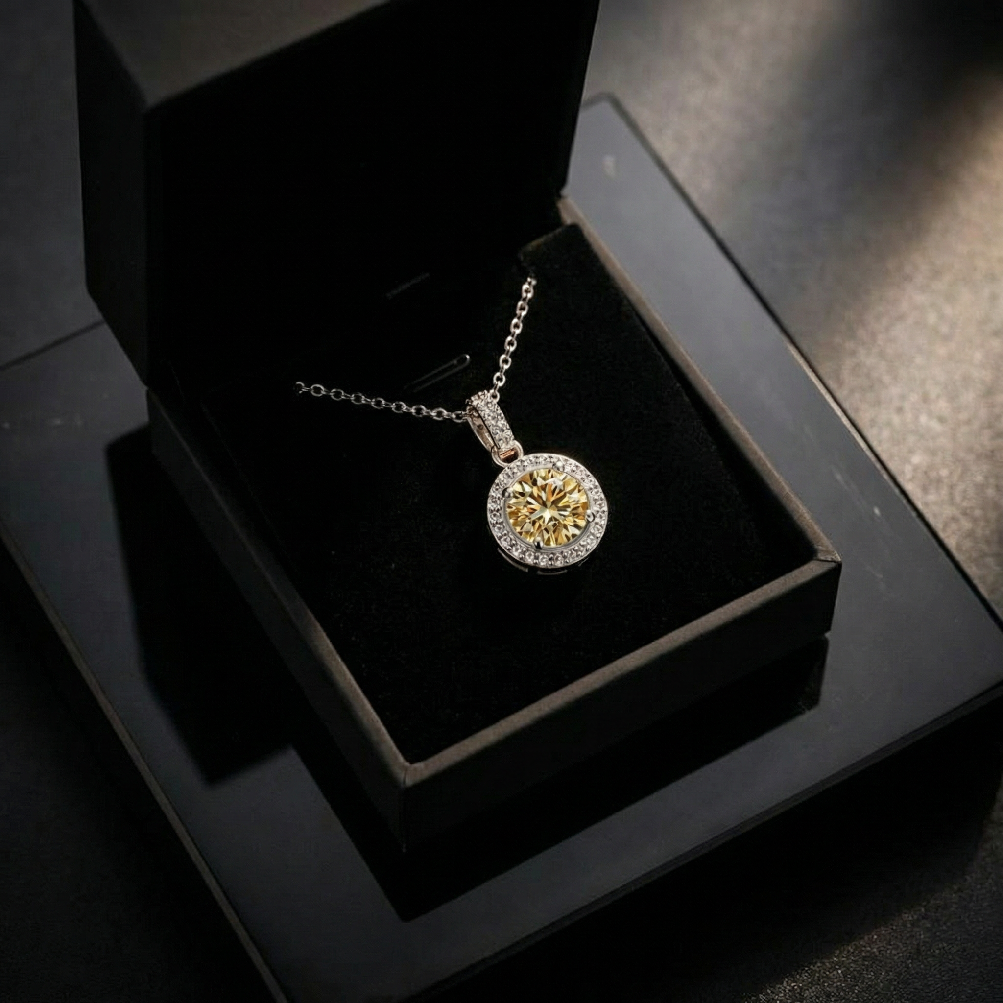 Collar Soleil d'Or Moissanita