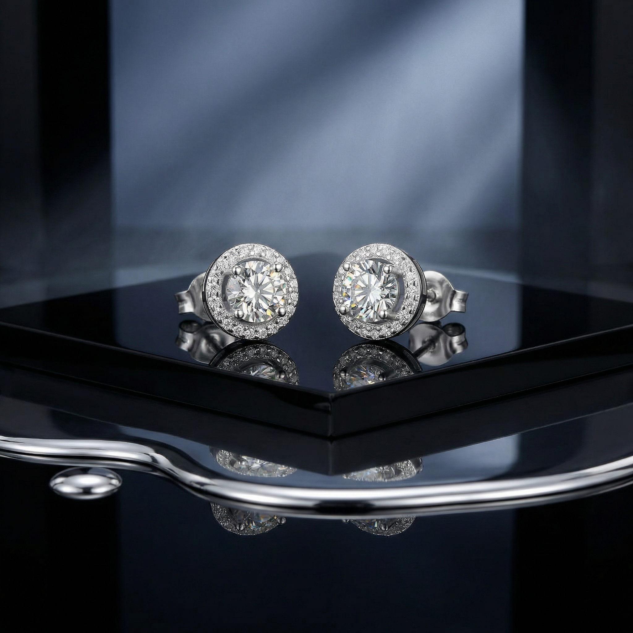 Aretes Brillance Classique Moissanita
