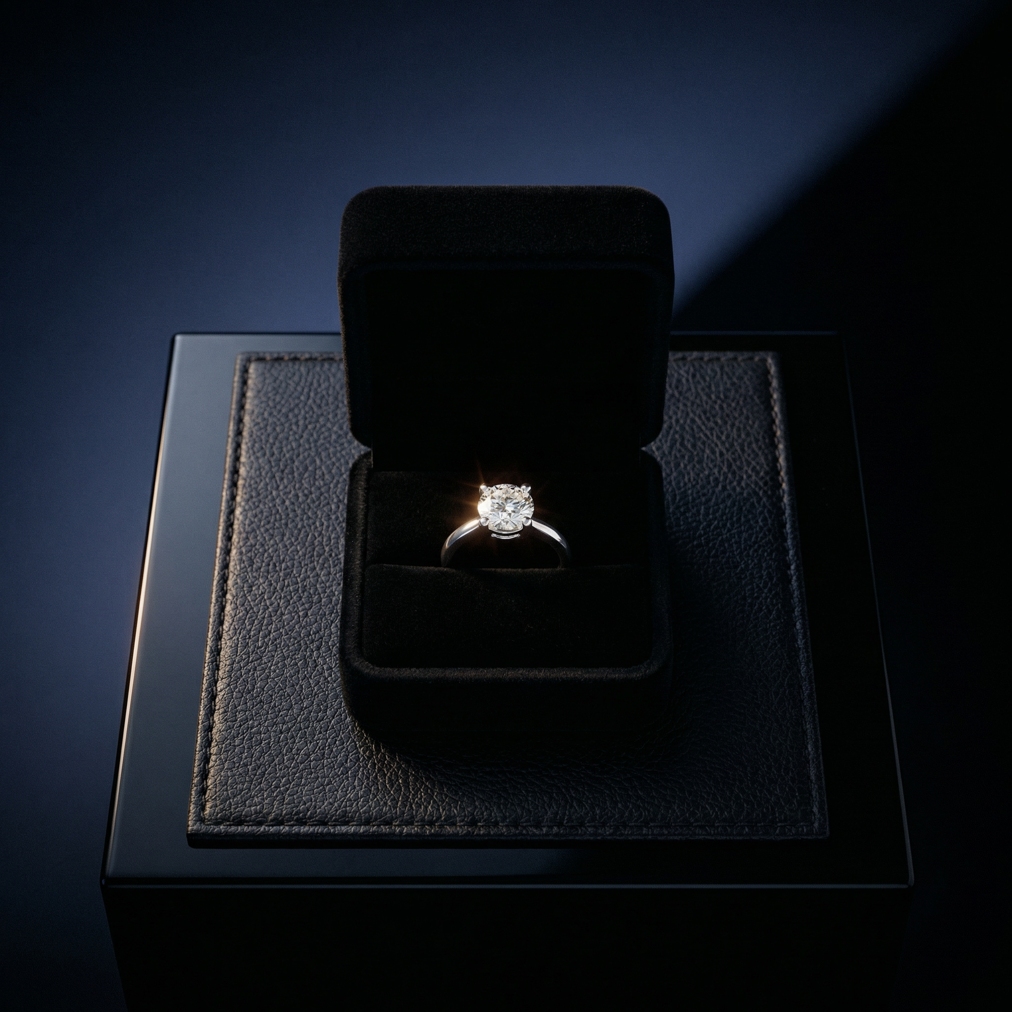 Anello Géométrie d'Amour Moissanita