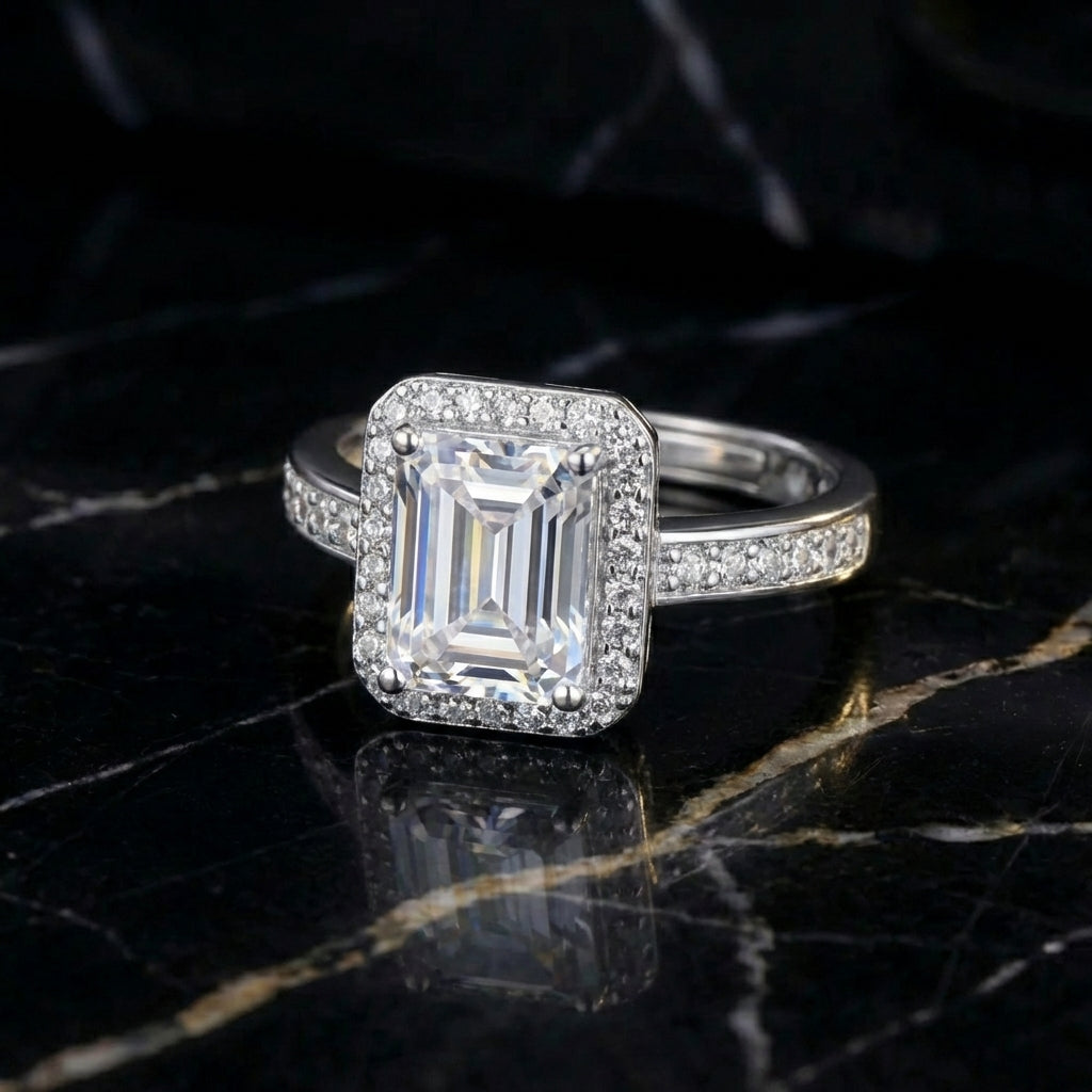 Anello Baguette Lumière Moissanite