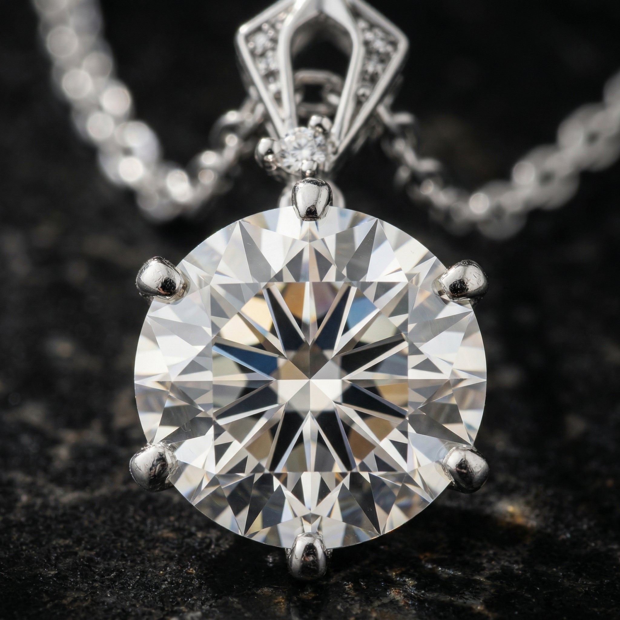 Collar Cœur Dansant Moissanita