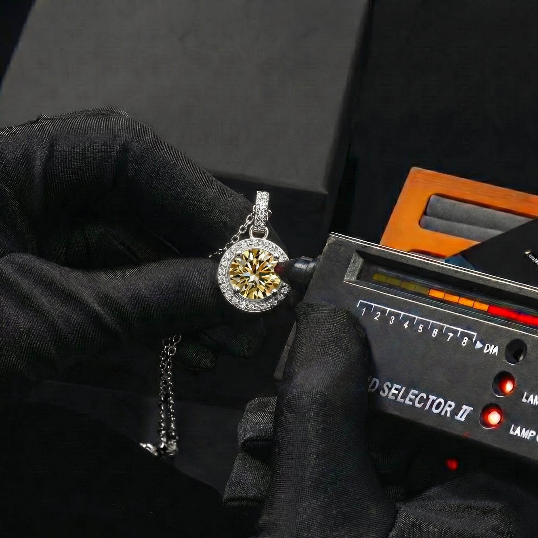 Collar Soleil d'Or Moissanita