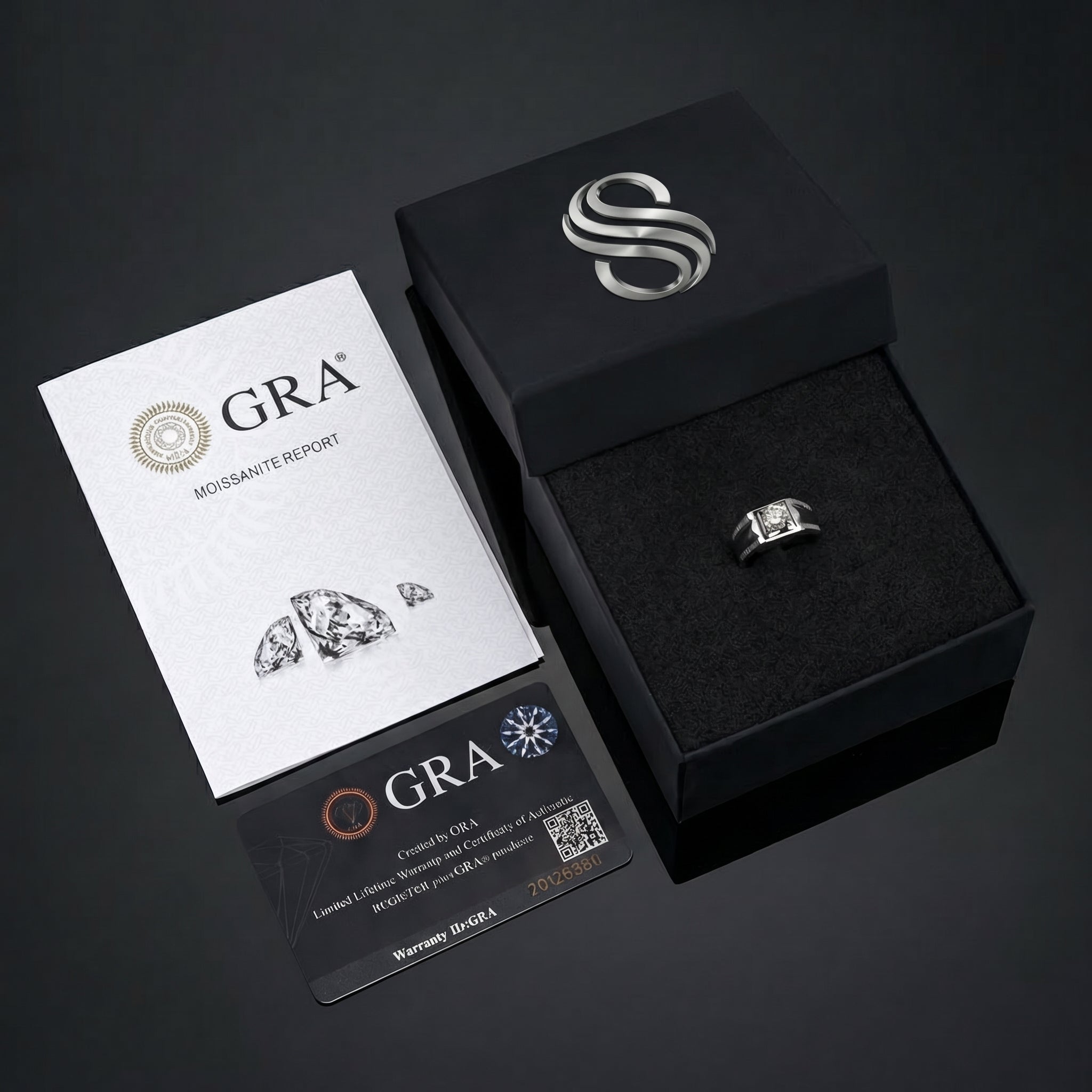 Anillo Géométrie Hombre Moissanita