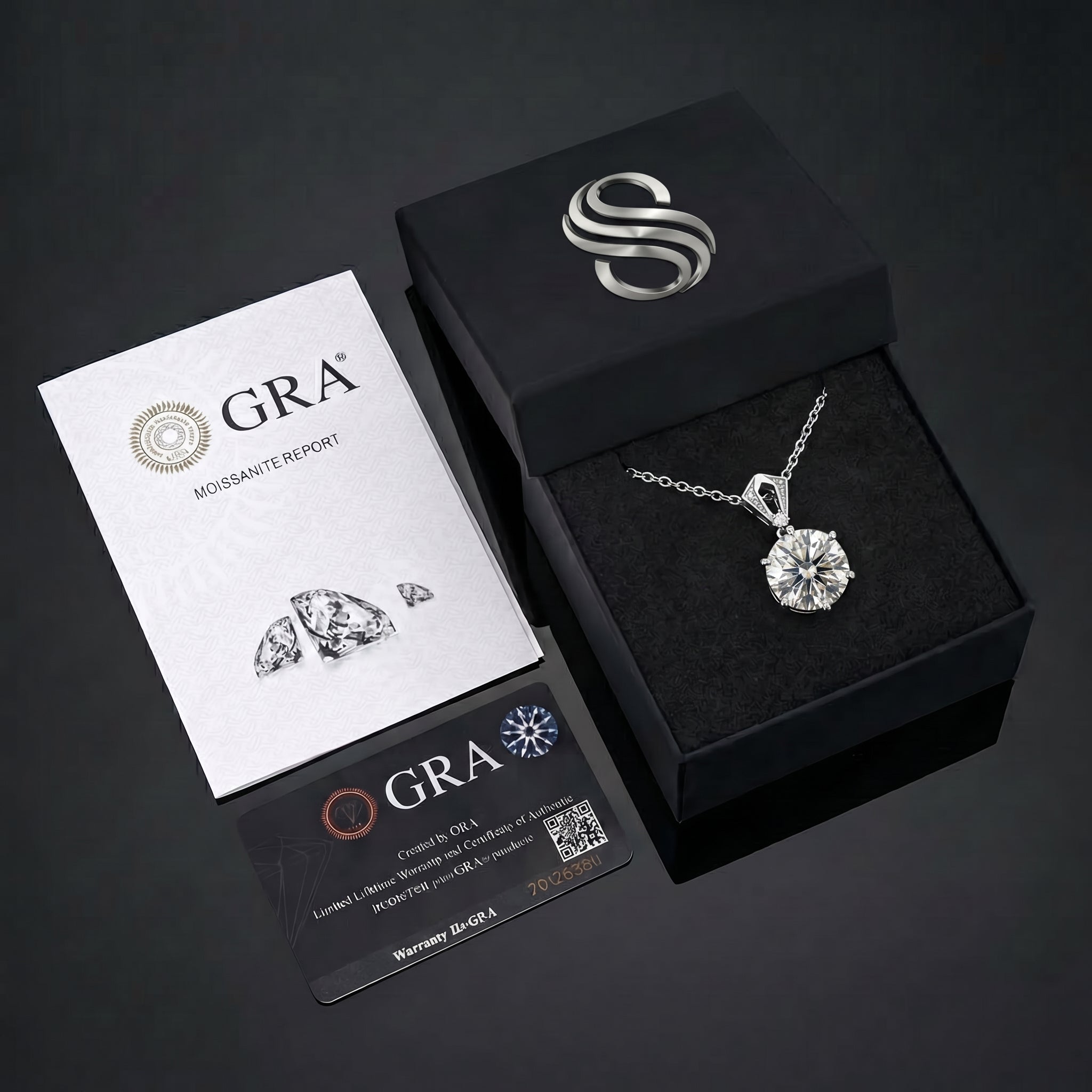 Collar Cœur Dansant Moissanita