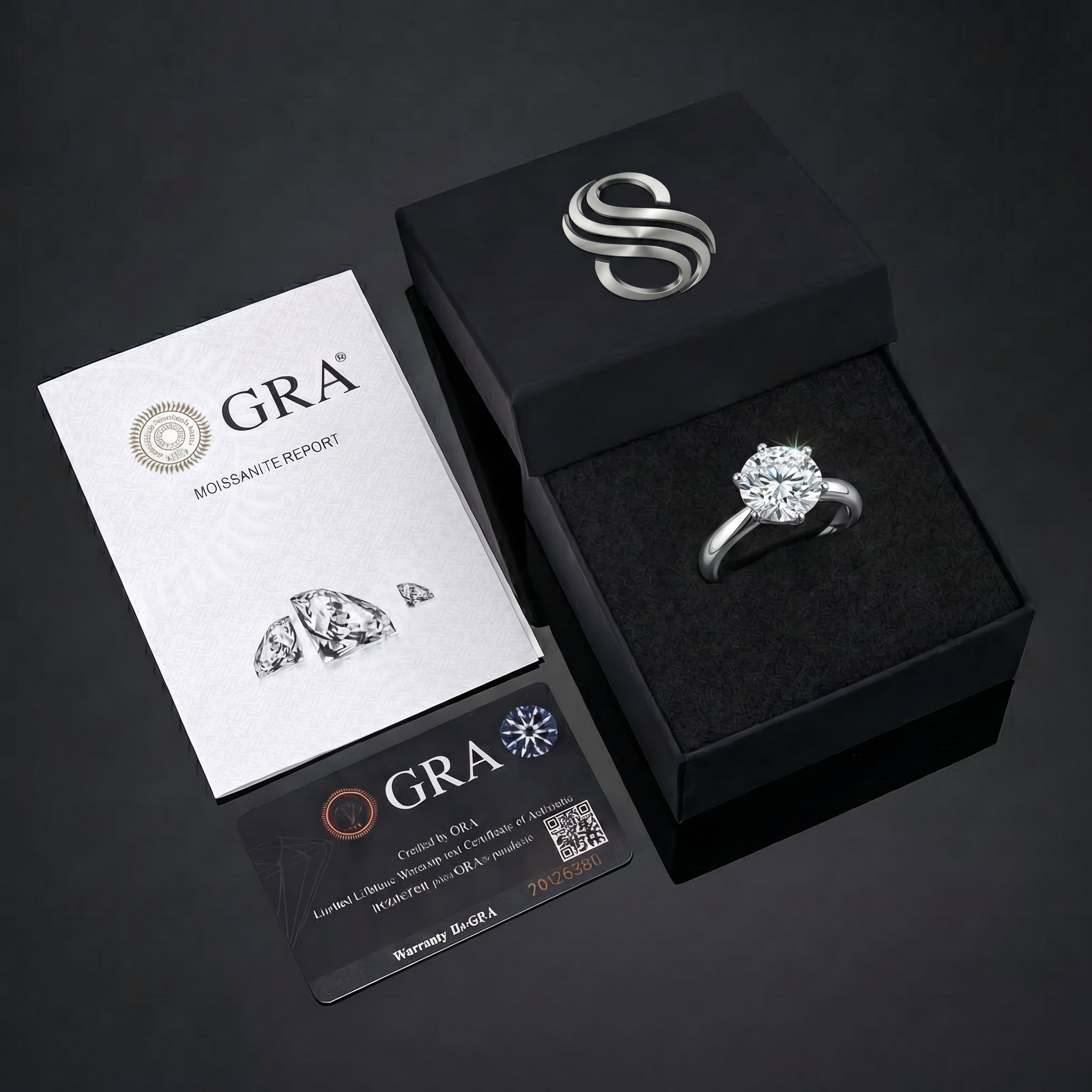 Anello Solitaire Stack Moissanita