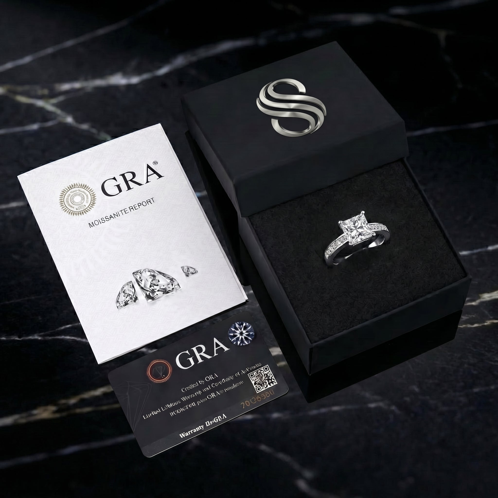 Anillo Carré Classique Moissanita