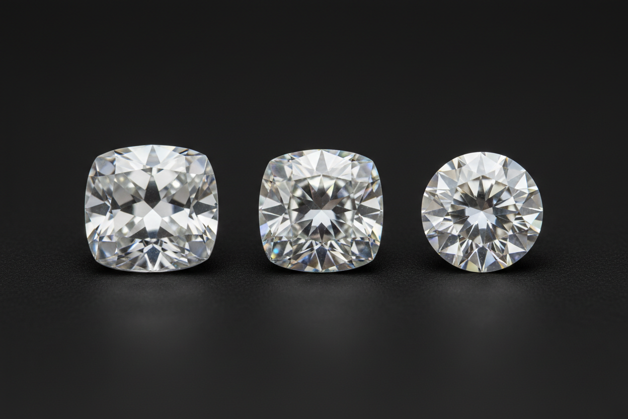 Circonita vs moissanita vs diamante: cuál elegir y por qué