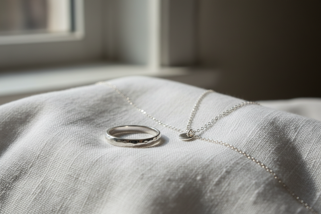 ¿Se puede dormir con joyas de plata puestas?