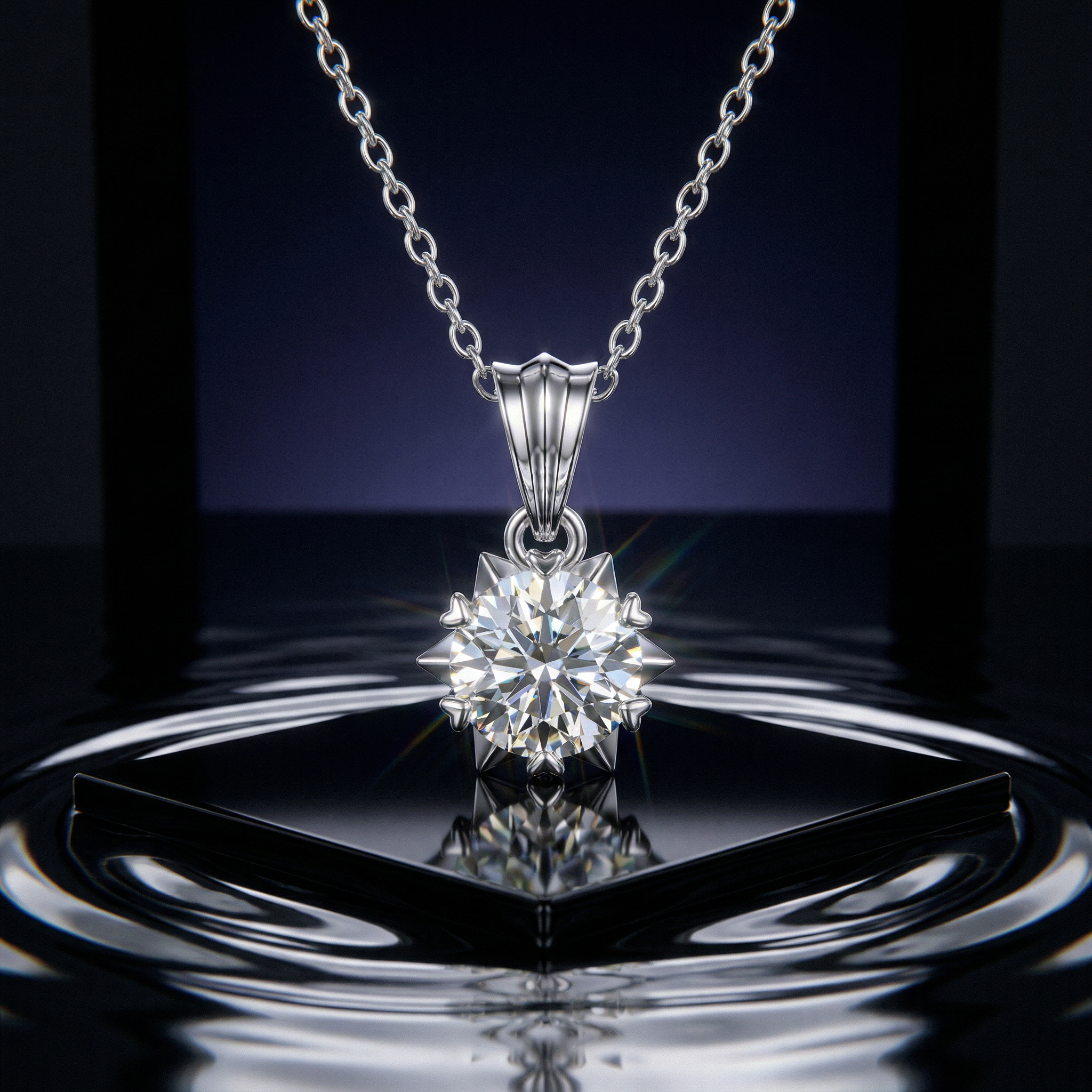 Collar Neige Promise Moissanita