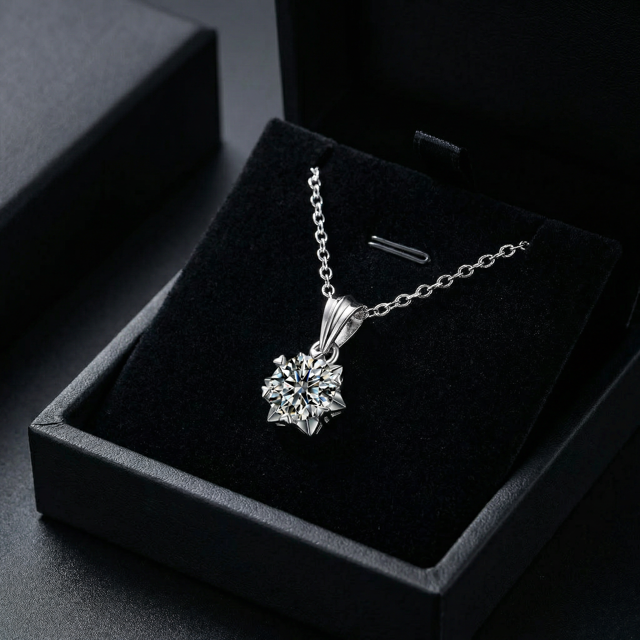 Collar Neige Promise Moissanita