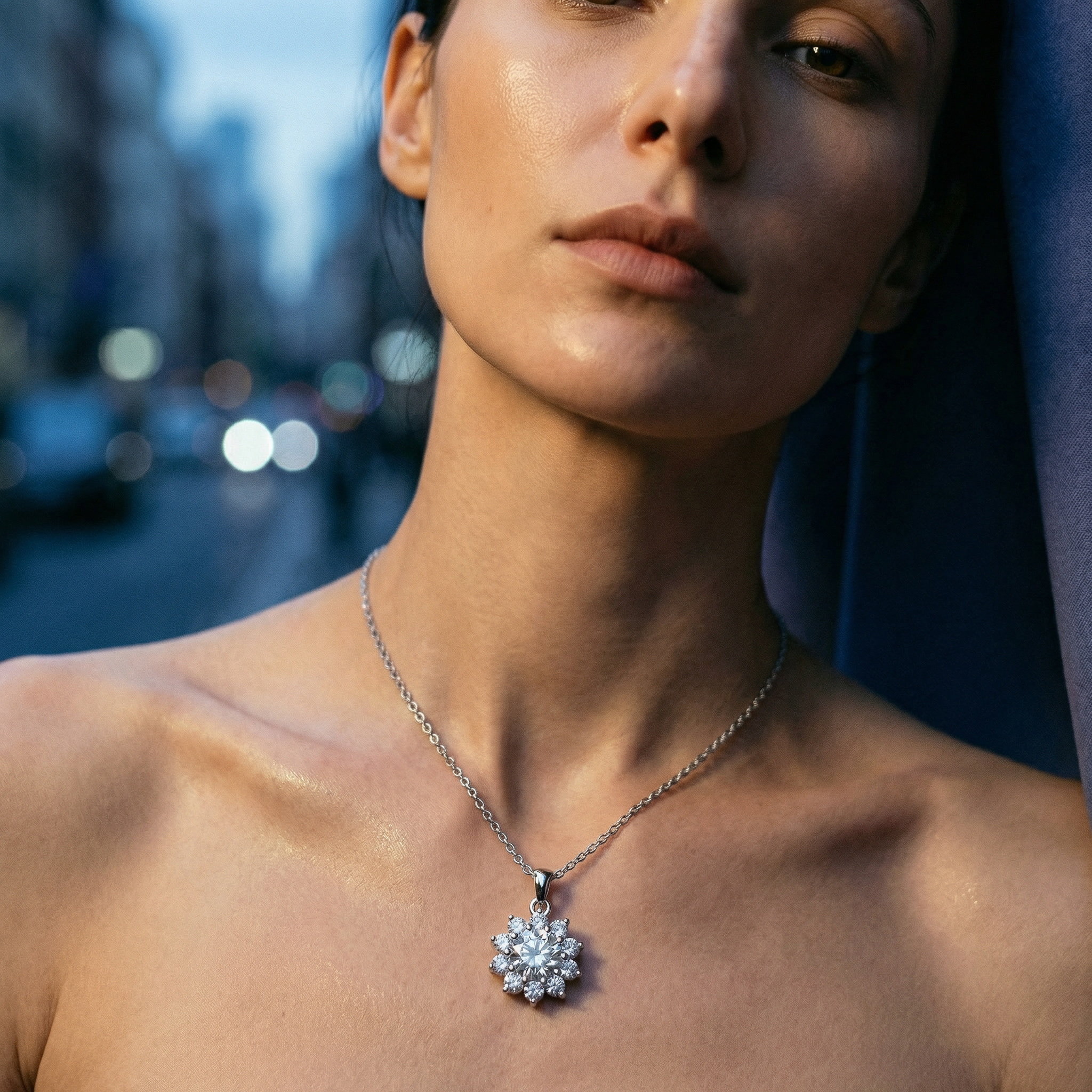 Collar L'Instant Gelé Moissanita