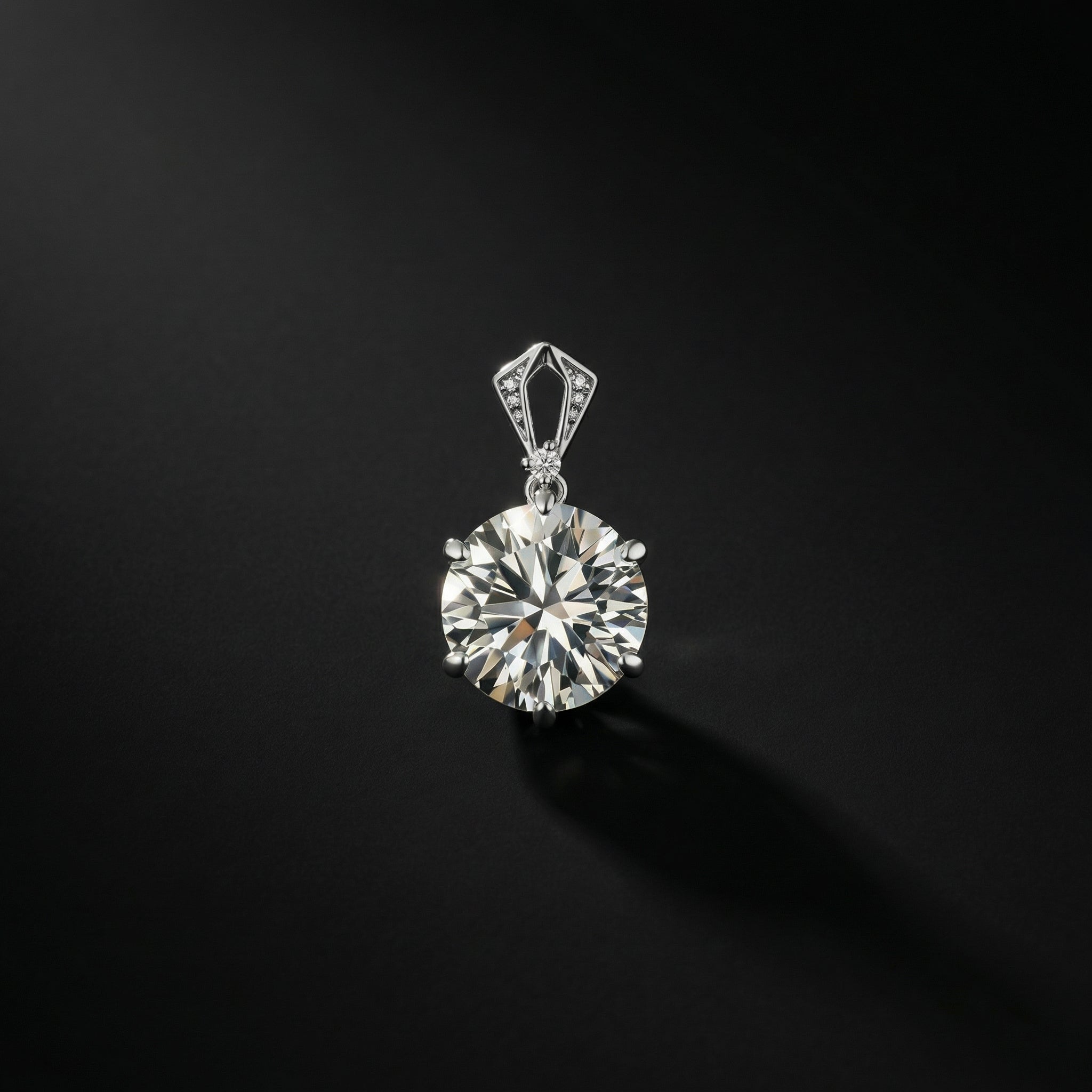 Collar Cœur Dansant Moissanita