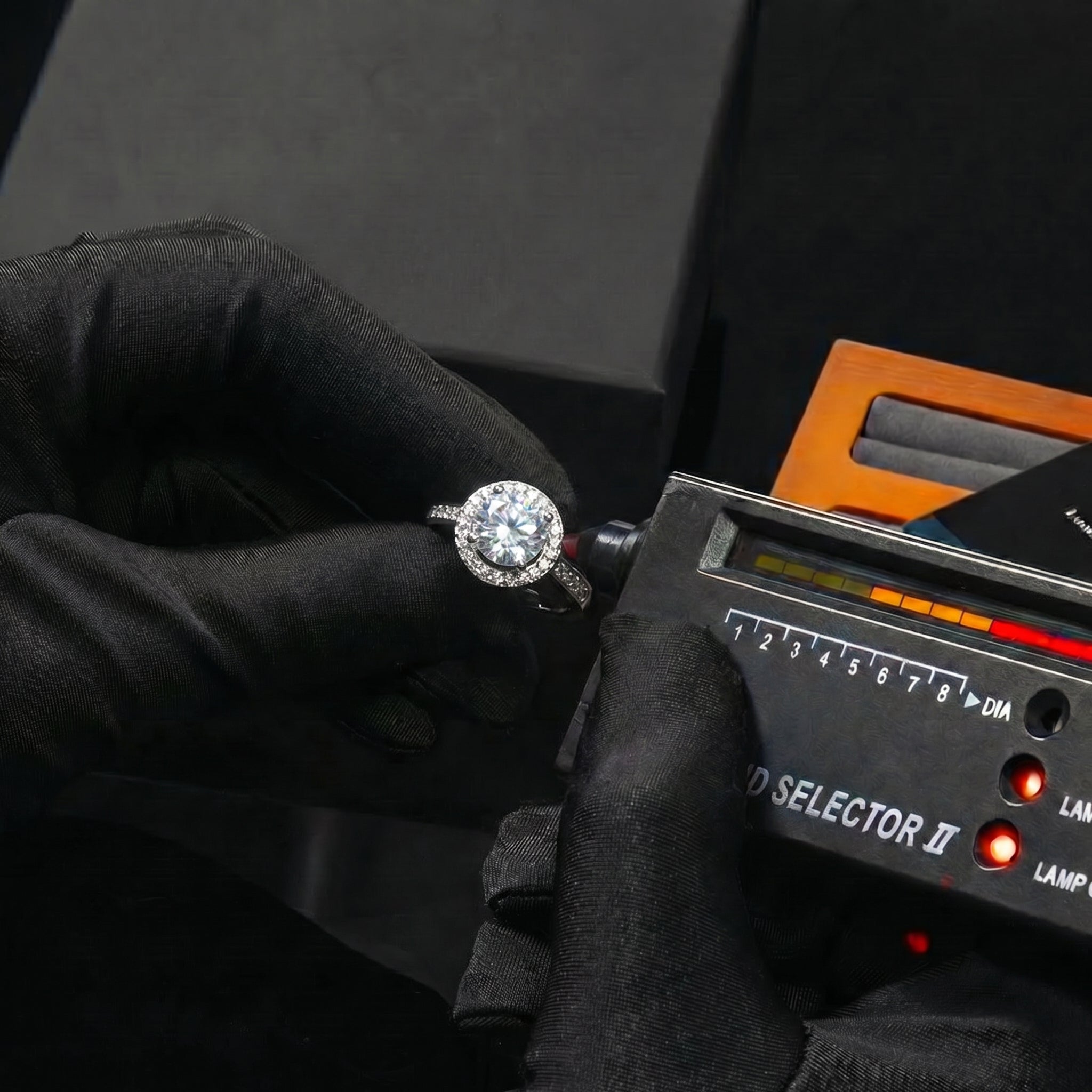 Anillo Géométrie Ronde Moissanita