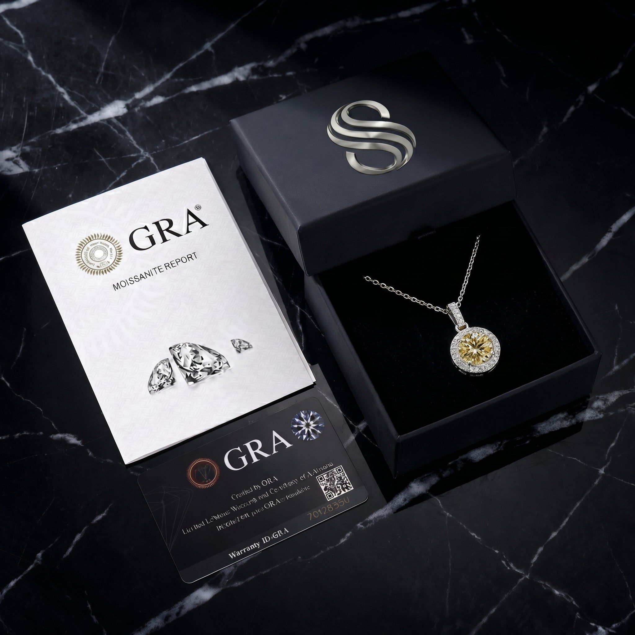 Collar Soleil d'Or Moissanita