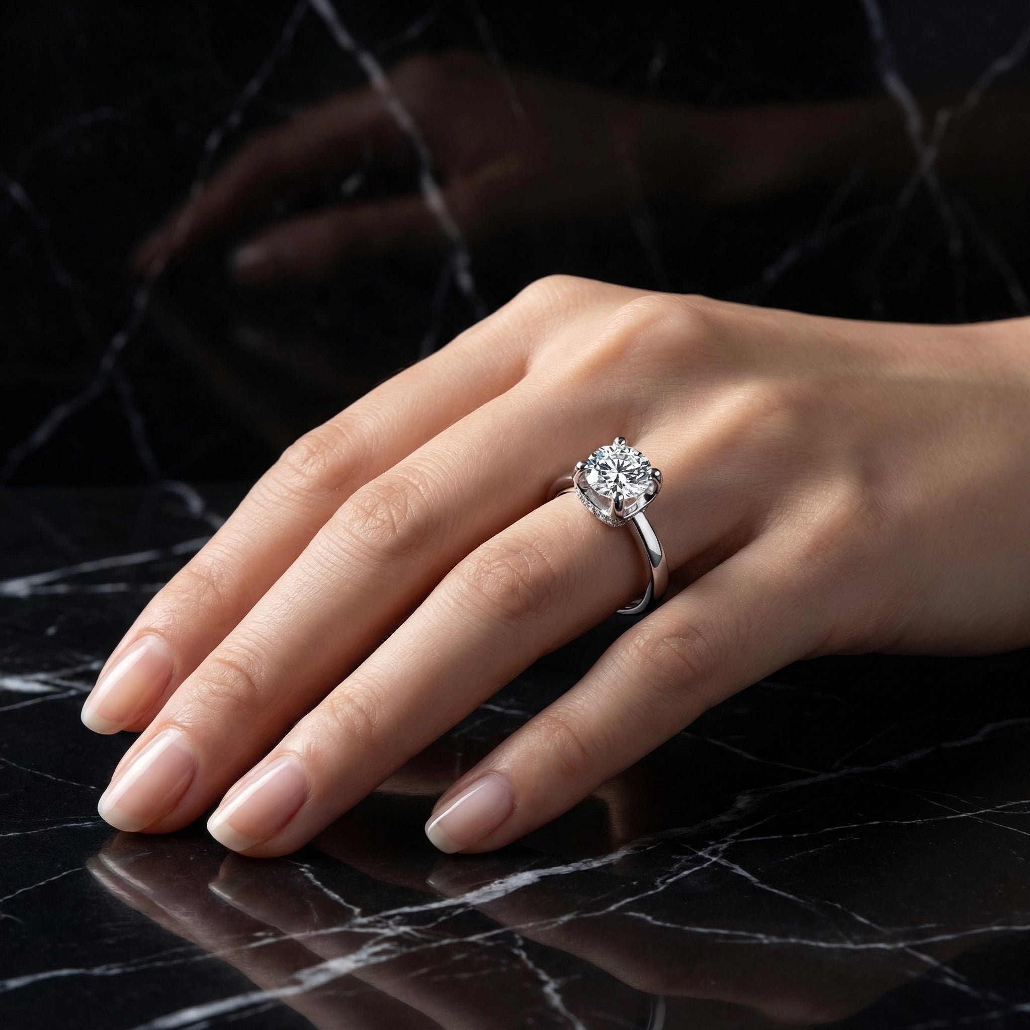 Anillo Géométrie d'Amour Moissanita