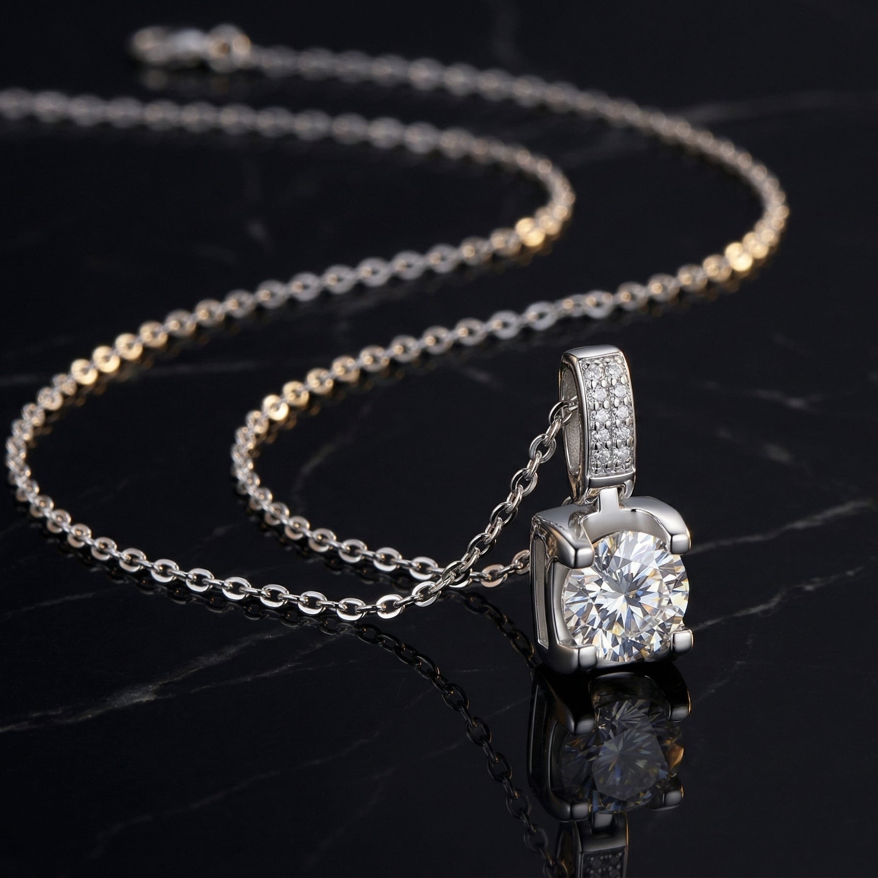 Collar Géométrie Pure Moissanita